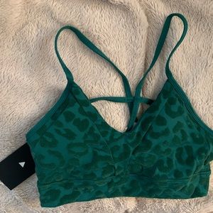 Vitality (Balance Athletica) Lux Form Bra in Panther Forest  | Size Small